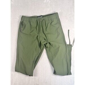 Coalatree The Trailhead Adventure Pants Size L Slim Regular Green Ripstop Hiking